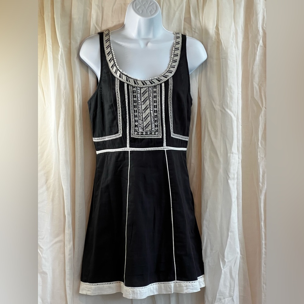 COPY - Free People Black Embroidered Dress